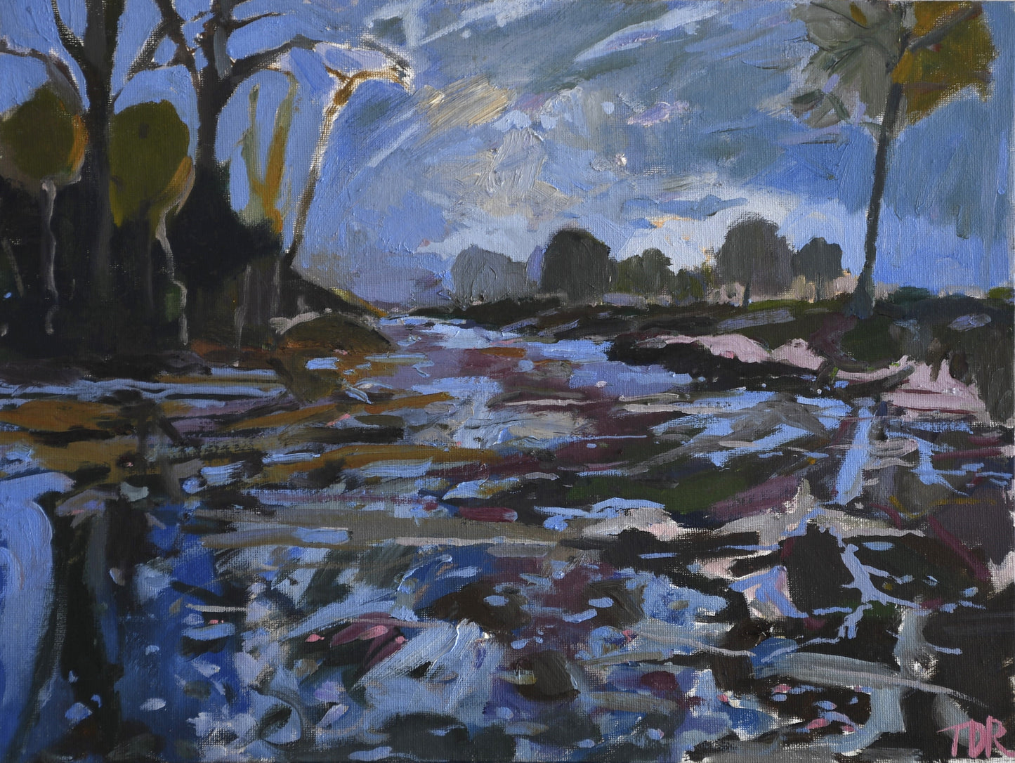 Sundown on the River Dee