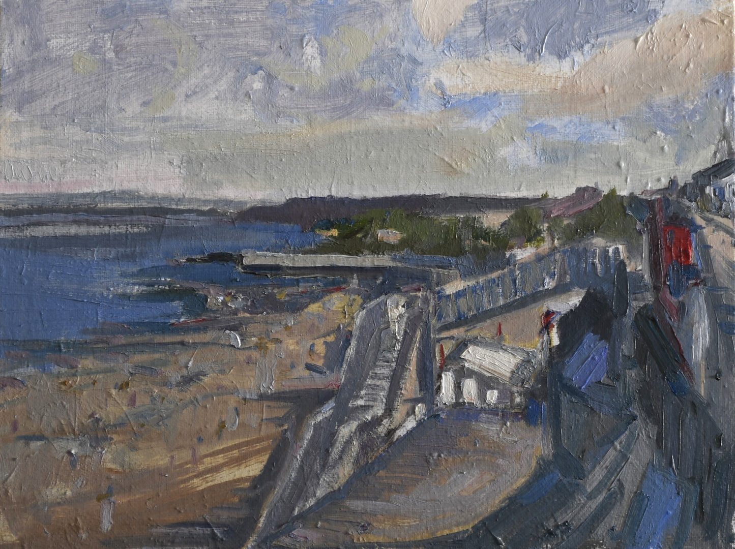 High Up On Porthleven Beach