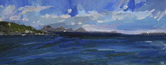 The Paps of Jura from Queen's Beach